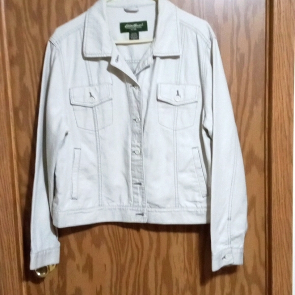 Eddie Bauer Jackets & Coats Linen Cotton Classic Eddie Bauer